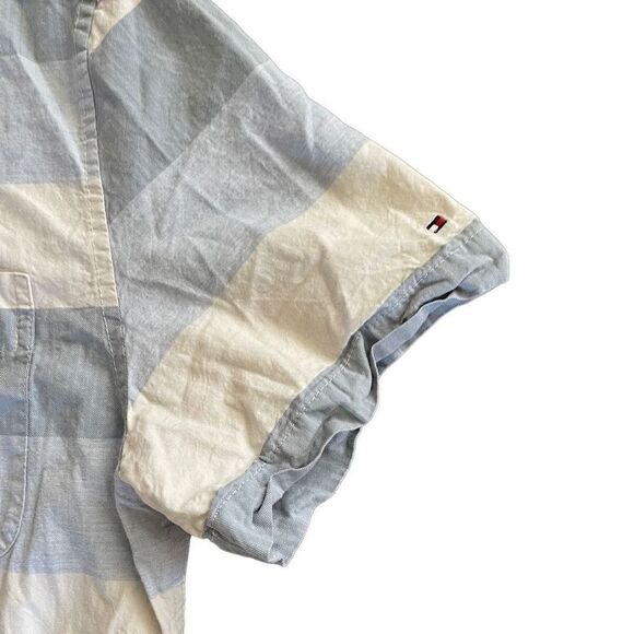 Tommy Hilfiger Button Down Collared Top L - Picture 2 of 4